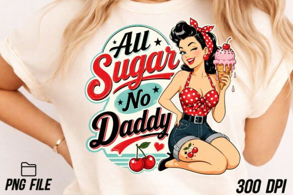 Download All Sugar No Daddy, Retro PNG - Retro png Collection