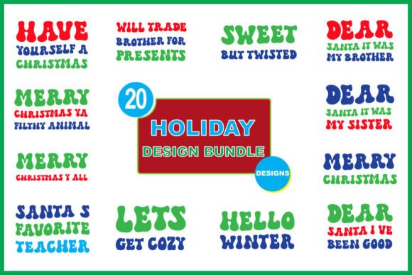 Download Retro HoliDay T-shirt Design Bundle, - Premium Resources