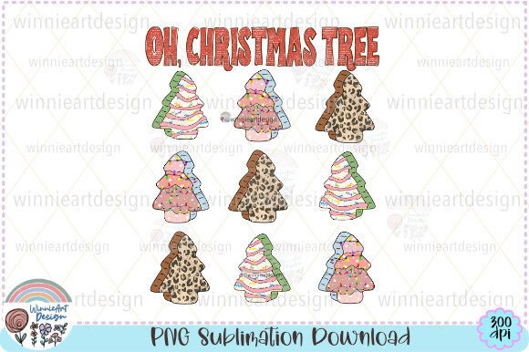 Download Oh Christmas Tree Cakes Retro Holiday - Premium Resources